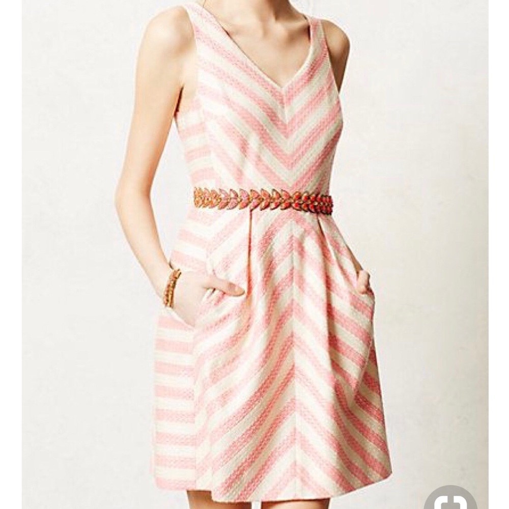EUC Anthropologie Striped Dress with Pockets